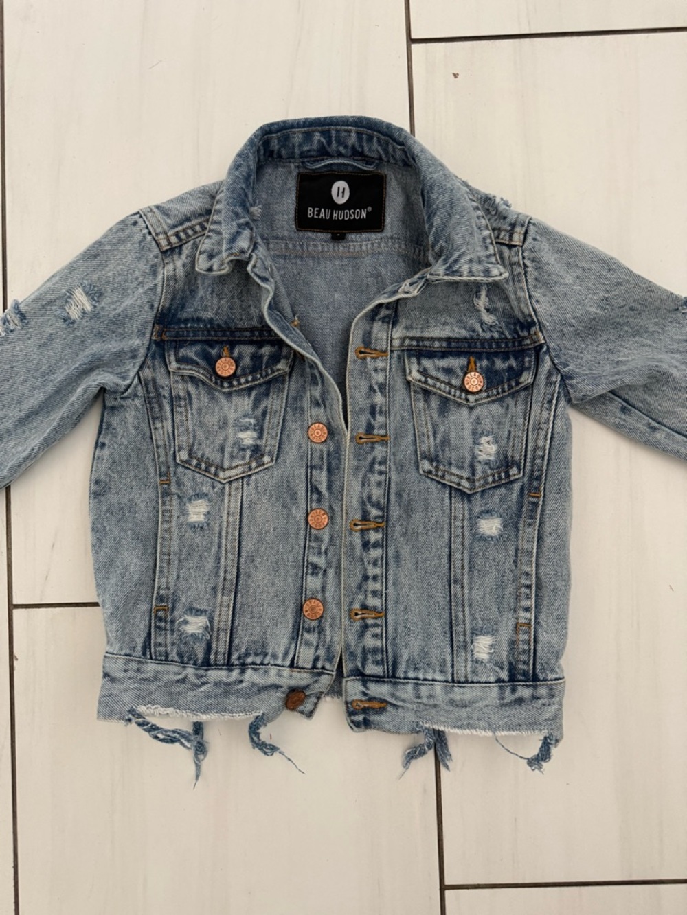 Beau Hudson distressed denim jacket